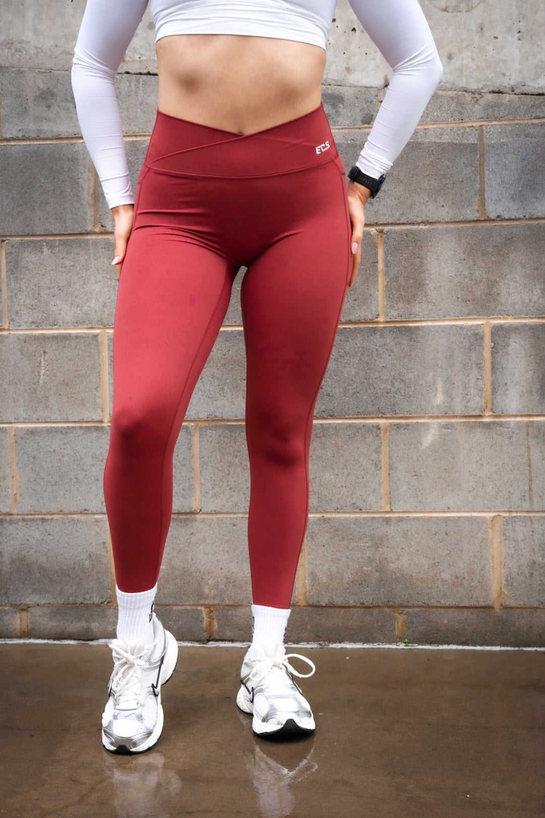 Crossover Non Scrunch Leggings