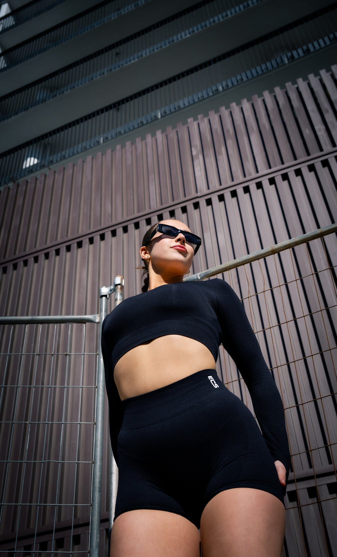 Structure Long Sleeve Crop