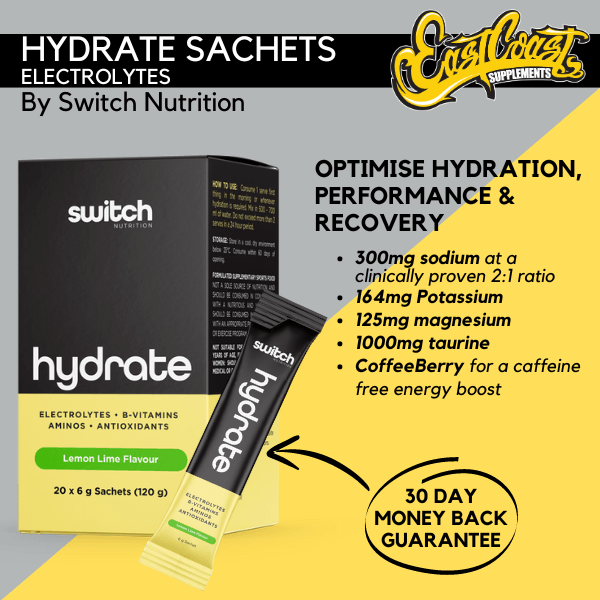 Hydrate Electrolytes Sachets by Switch Nutrition