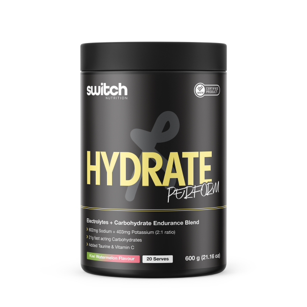 Hydrate Perform Electrolytes &amp; Carbs by Switch Nutrition