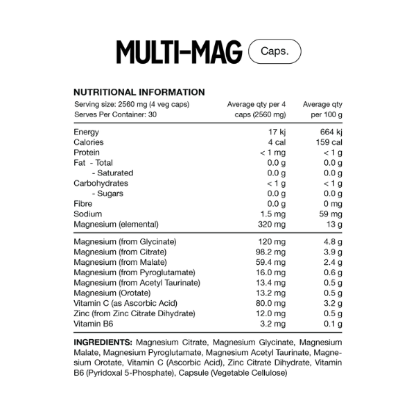 Multi-Mag Perform Caps 30 serves by Switch Nutrition
