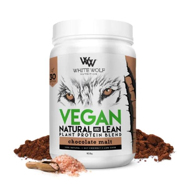 Natural &amp; Lean Vegan Protein Blend By White Wolf
