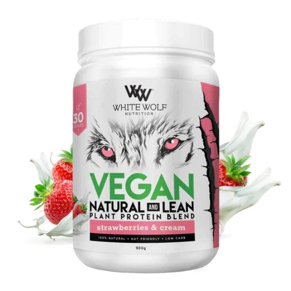 Natural &amp; Lean Vegan Protein Blend By White Wolf