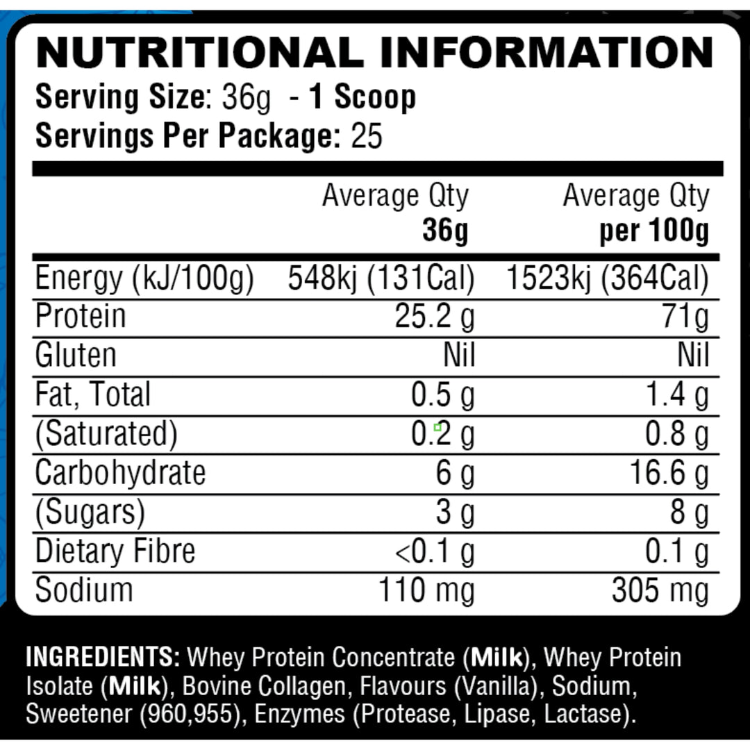Villain Daily Whey Protein by Krupt
