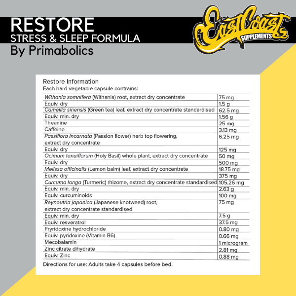 Restore by Primabolics