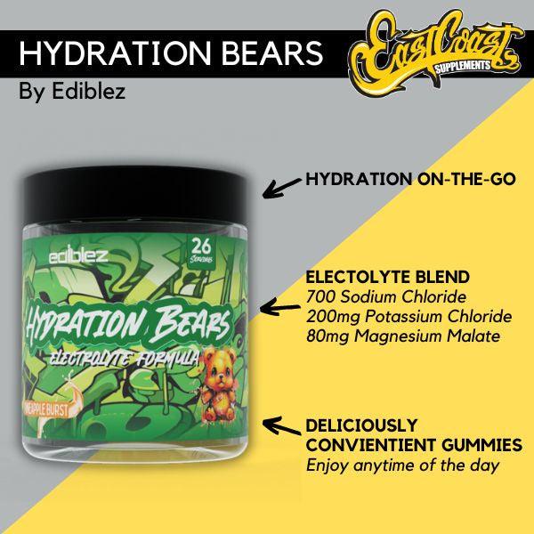 Hydration Bears - Electrolyte Gummies by Ediblez