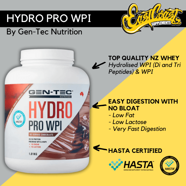 Hydro Pro WPI by Gen-Tec Nutrition HASTA Certified