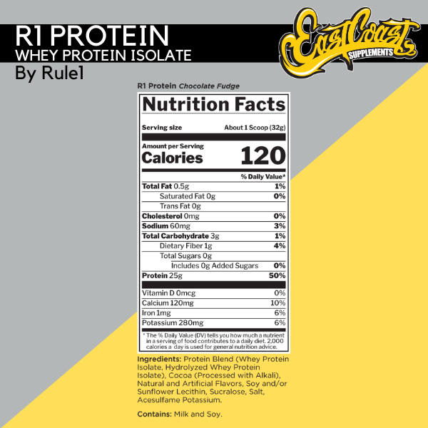 R1 Protein Whey Protein Isolate by Rule1