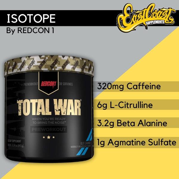 Redcon1 Total War Pre-Workout -  Multi-Ingredient Formula | 30 Servings