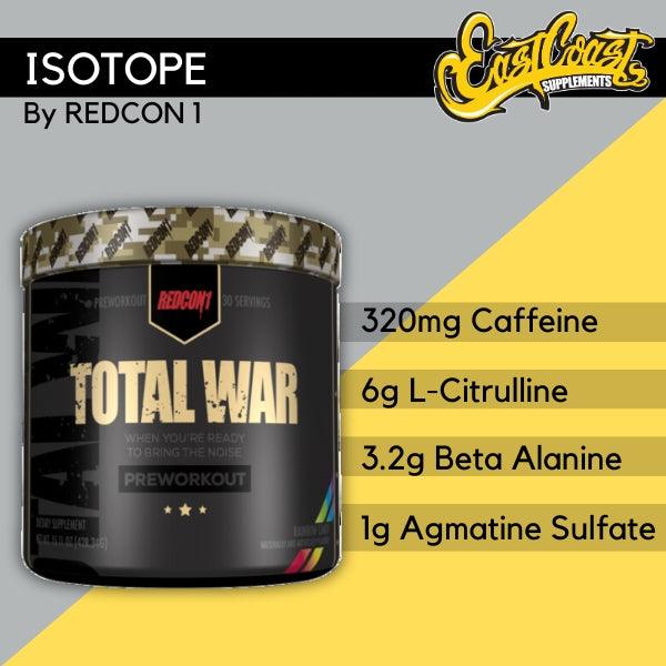 Redcon1 Total War Pre-Workout -  Multi-Ingredient Formula | 30 Servings